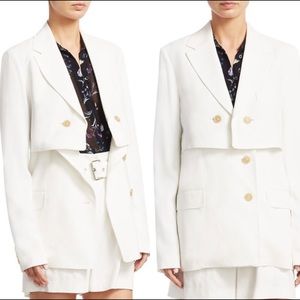 3.1 Phillip Lim Tiered Crepe Blazer